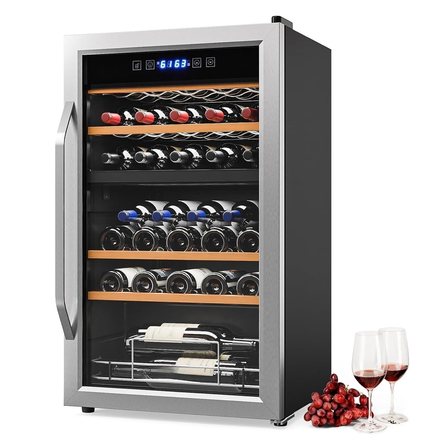 Wine Beer Dual Zone - Cooler de Vinho de Duas Zonas