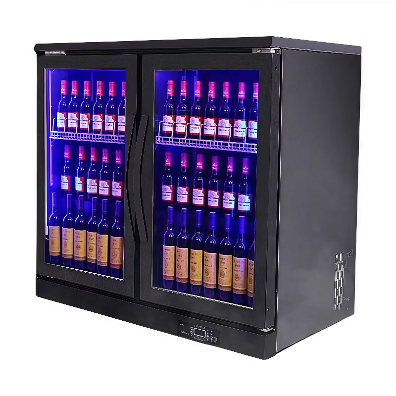 Wine Beer Dual Zone - Mini refrigerador de ar compacto, display