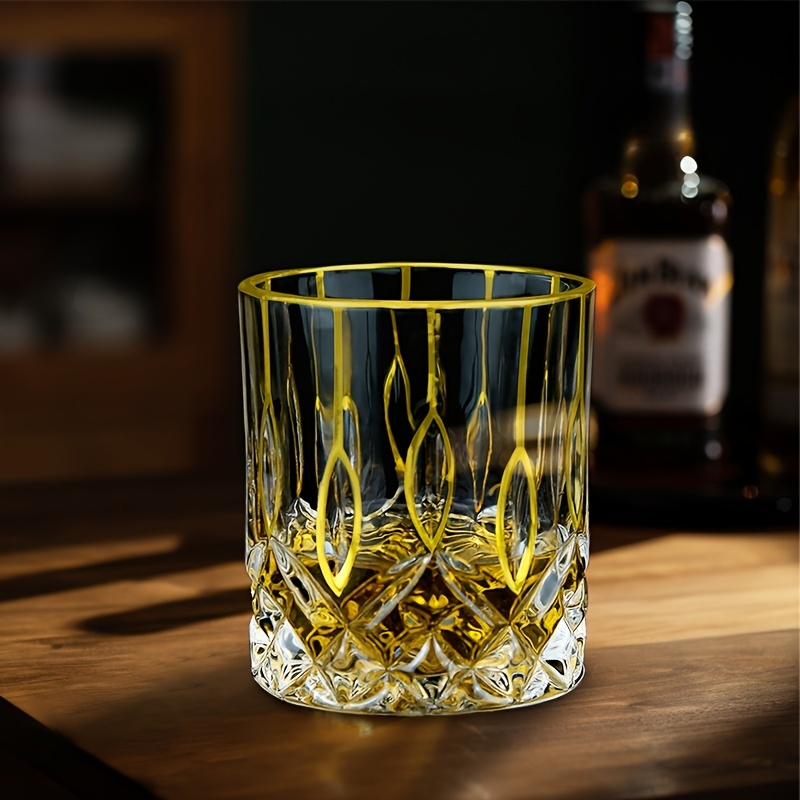 Copo de uísque linha de ouro v - Whisky Beer And Wine avaliação e preço