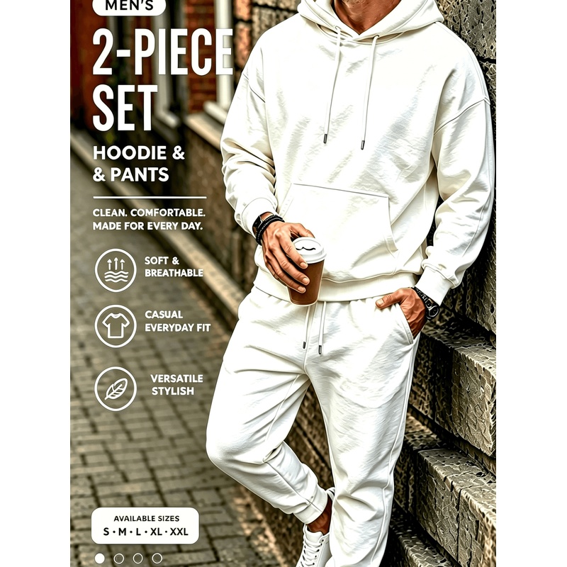 Conjunto de 2 peças de moletom - Wine & Beer Guayaquil avaliação e preço